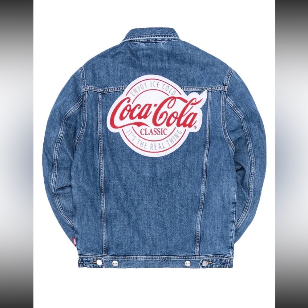 Kith x Coca Cola Denim Jacket Light Blue M